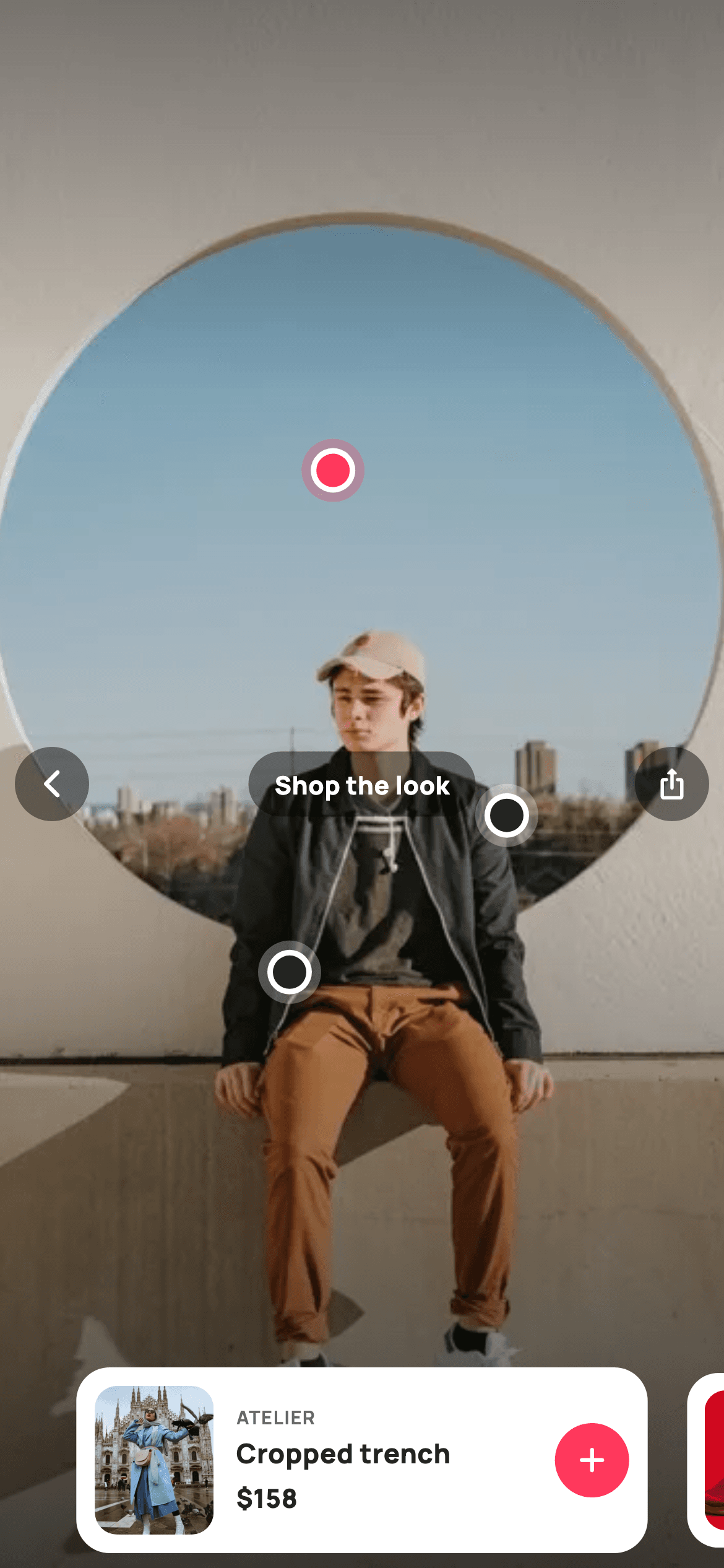 Shop the Look — E-commerce Flutter screen