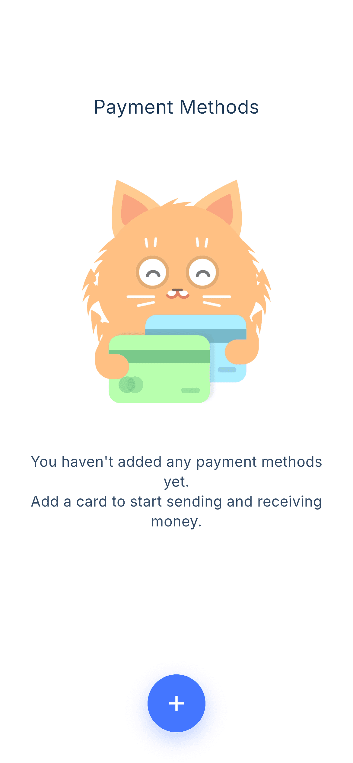 Empty Wallet — Empty States Flutter screen