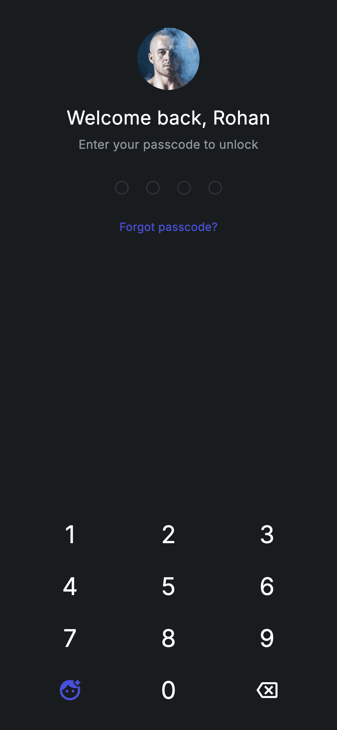 Fintech · Log In — Fintech Flutter UI screen